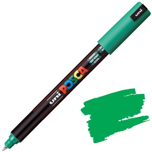 POSCA Uni flomaster; konica 0,7 mm kovina; kovinsko zelen, (21290447) Cene