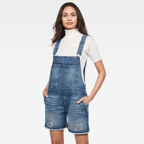 G-star Jumpsuit - Faeroes bf Short Overall rp tu Wmn dark blue Slike
