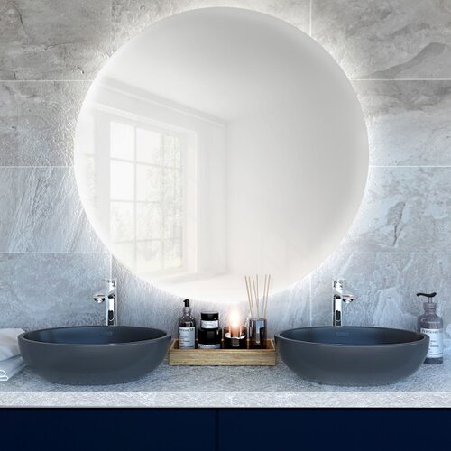  Baltica Design - LED ogledalo za kupatilo sa pozadinskim osvetljenjem BRIGHT 15W/230V 6500K prečnik 80 cm IP65 Slike