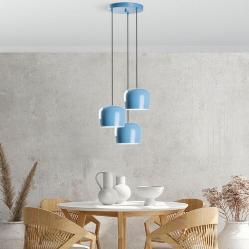 Opviq yozgat - n - 1413 - light blue light blue chandelier Cene