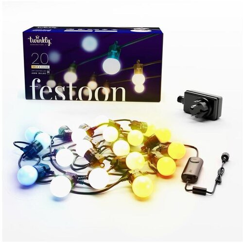 TWINKLY TWF020GOP-BEU - LED spoljni dekorativni svetlosni niz 20xLED 14m IP44 Wi-Fi Cene