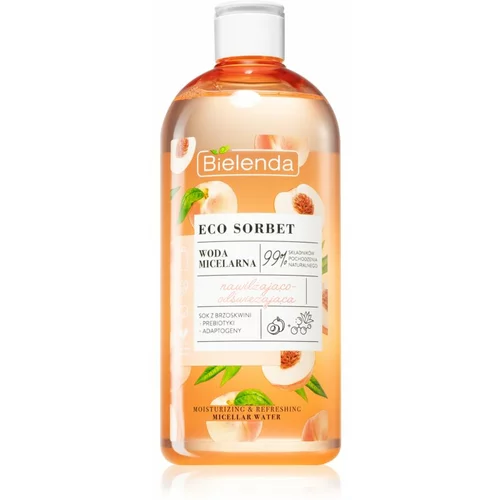 Bielenda Eco Sorbet Peach hidratantna micelarna voda 500 ml