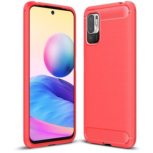  Ovitek za Xiaomi Redmi Note 10 5G / Poco M3 Pro | Carbon vzorec | Rdeč Cene