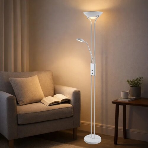 brilagi - prigu&amp;scaron;iva podna lampa scarlett 1xR7s/230W/230V + 1xG9/40W bela Slike