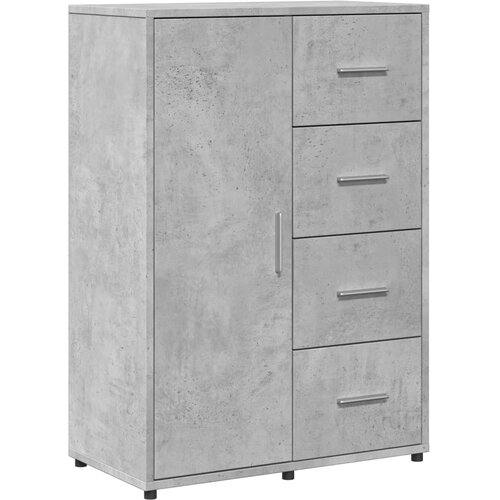 Maison Chic Komoda - Predalnik betonsko siva 60x31x84 cm inženirski les, (21719303) Slike