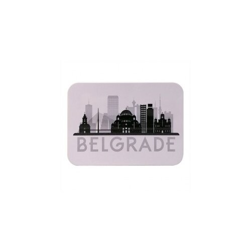Metalna kutija belgrade 14,2x10x3 cm lila Slike