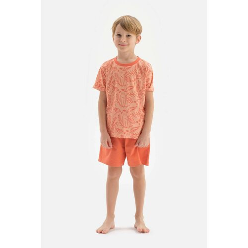 Dagi Pajama Set - Orange - Graphic Cene
