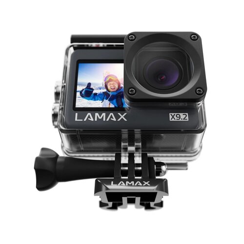 Lamax Action X9.2, 4K 60 fps, vodotesna &amp;scaron;portna kamera z daljinskim upravljalnikom in zunanjim mikrofonom Slike
