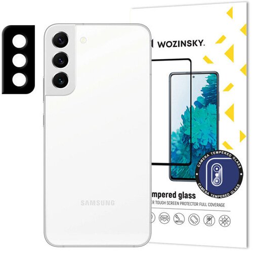  9H zaščitno steklo za kamero - Samsung S22 Plus, Črno Cene