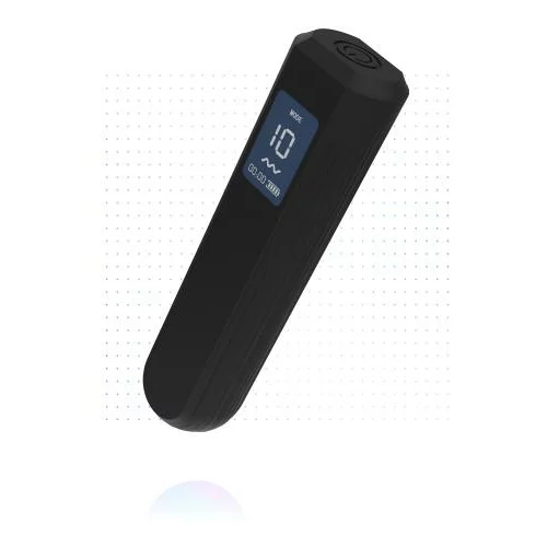BLACQ Digitalni bullet vibrator črn