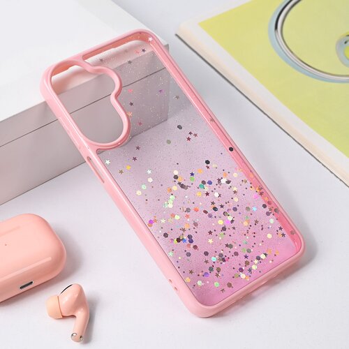 Torbica Frame Glitter za Samsung A266B Galaxy A26 roze Slike