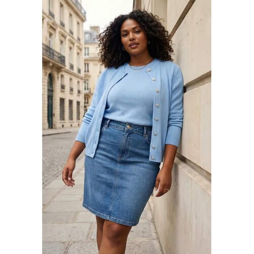 Trendyol ženski set bluza-jakna Tbbaw26Av00046, plava Cene