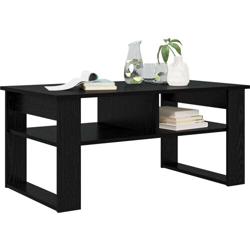  Stolić za kavu Crni hrast 96 x 54 x 44 cm Konstruirano drvo Slike