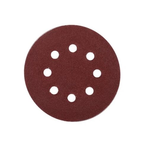 Brusni papir 125mm P180 na čičak sa rupama 50/1 Alu oxide Hoteche Cene