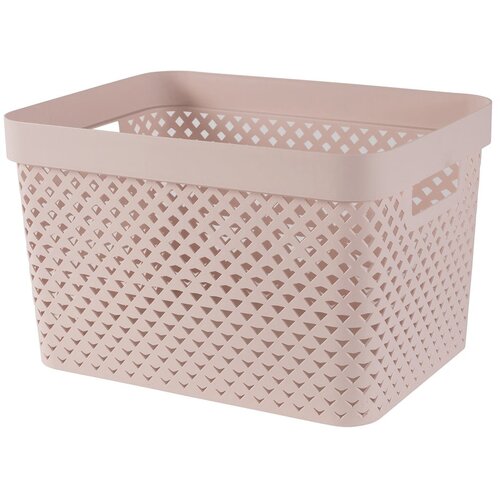 Curver Svijetlo ružičasta plastična kutija za pohranu 35,5x26x22 cm Pure – Cijene