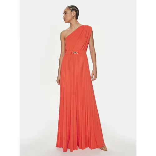 Gaudi Večerna obleka 411FD14003 Oranžna Regular Fit