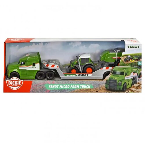 Simba Toys Mikro kamion za prijevoz s Fendt traktorom i balirkom - Dickie Toys Slike