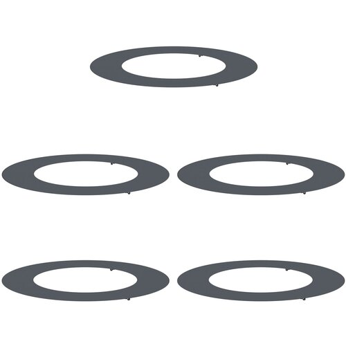 vidaXL plastična sadilica Antracit Plastika Velika Čvrsta Kružna Cijene