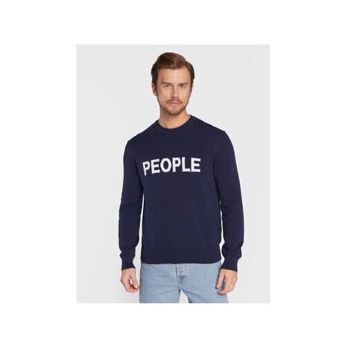 United Colors Of Benetton Pulover 1394K101W Mornarsko modra Regular Fit Slike