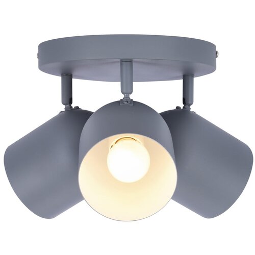 Candellux Lighting svetlo modra stropna svetilka s kovinskim senčilom 32x32 cm azuro Slike