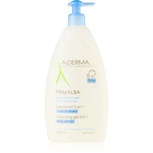 A-derma Primalba Baby gel za pranje tijela i kose za djecu 750 ml