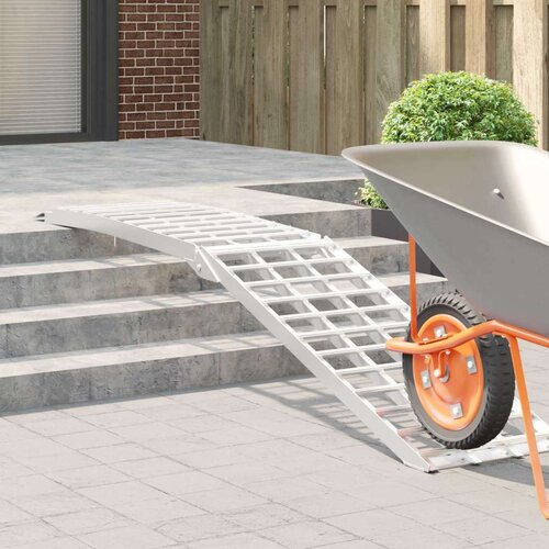  Rampe za Utovar Srebrno 230 x 44 x 13 cm Aluminij Slike