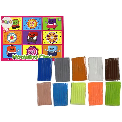 ARTISTIC Set of Plastic Clay 10 Colors Cene