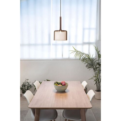 Toolight Stropni luster / zidni APP1698-1CP AMBER A Slike