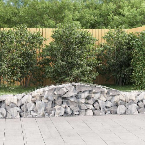  Obokane gabion ko&amp;scaron;are 8 kosa 400x50x40/60 cm pocinkano železo, (20758324) Slike