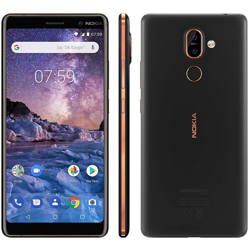 Oneplus Obnovljeno - znaki rabe - Nokia 7 Plus crna/zlata 64 GB 4 GB ram dual sim - vidne oznake uporabe obnovljeno, (21562677) Cene