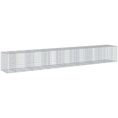  Gabionska ko&amp;scaron;ara s poklopcem 750x100x100 cm pocinčano željezo Slike