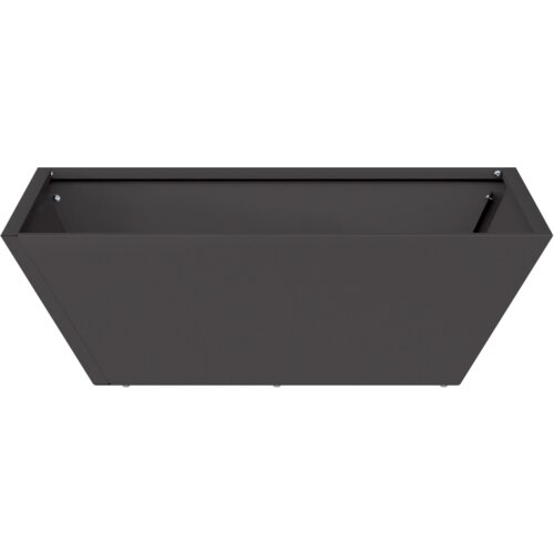 VidaXL Crni plastični set sadilica 50 x 50 x 15 cm Slike