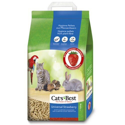 Cats Best posip za mačke - universal strawberry 10L Cene