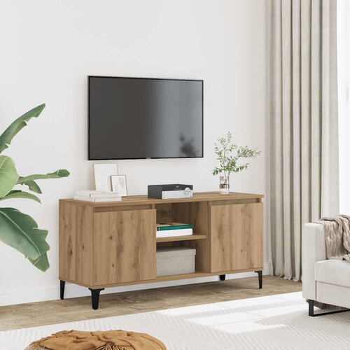 TV ormarić Artisan hrast 102x35x50 cm izrađeno drvo Cijene