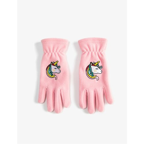 Koton Unicorn Embroidered Fleece Gloves Slike