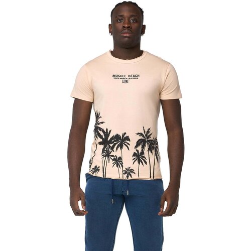 Leone 1947 Majice s kratkimi rokavi Man T-Shirt Beach Rumena Cene