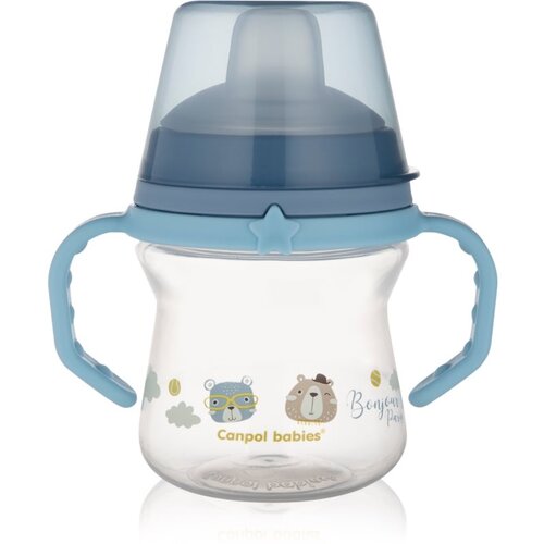 Canpol Bonjour Paris FirstCup skodelica z ročaji Blue 6m+ 150 ml Cene