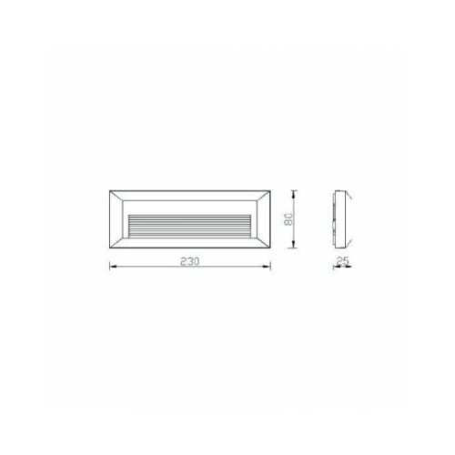  led svetiljka JM-8006 zidna 2W 4000K IP65 bela Cene