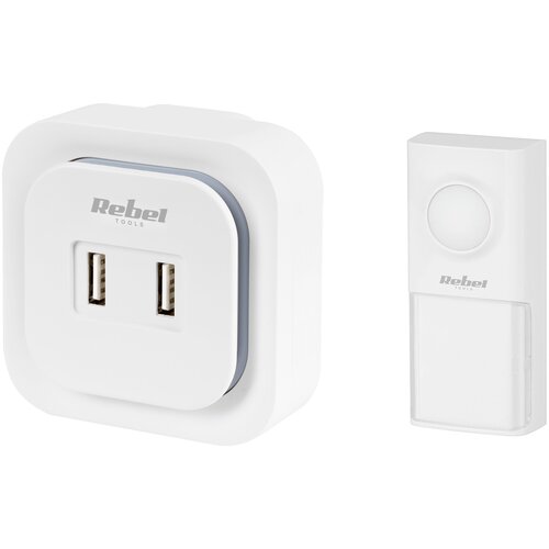  230V bežično elektroničko zvono 36 melodija do 150m 2x USB 2A Cijene
