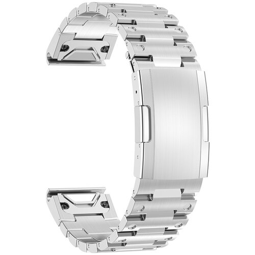 INF Pašček za uro Garmin iz nerjavečega jekla Silver 26 mm, (21579582) Cene