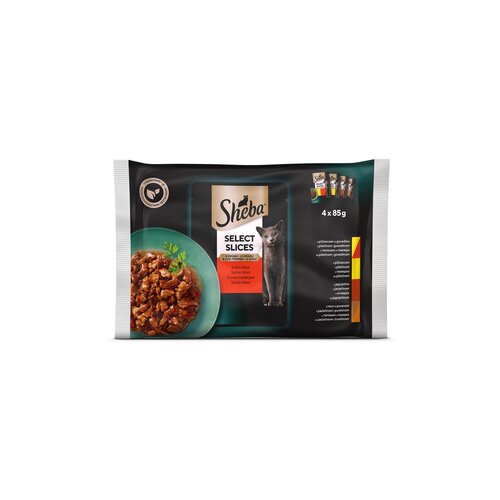 Sheba kes, mesni izbor, sos 4*85g Slike