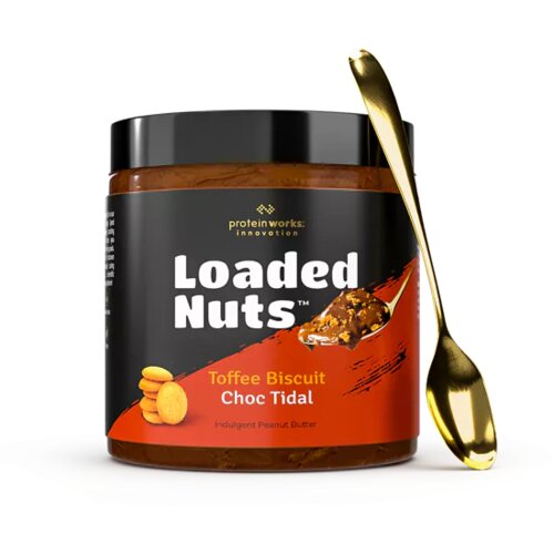 The Protein Works Kikiriki puter Loaded Nuts 500 g karamel biskvit choc tidal Cene