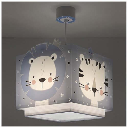 Dalber 63112T - Dečiji luster JUNGLE 1xE27/15W/230V plava Cene