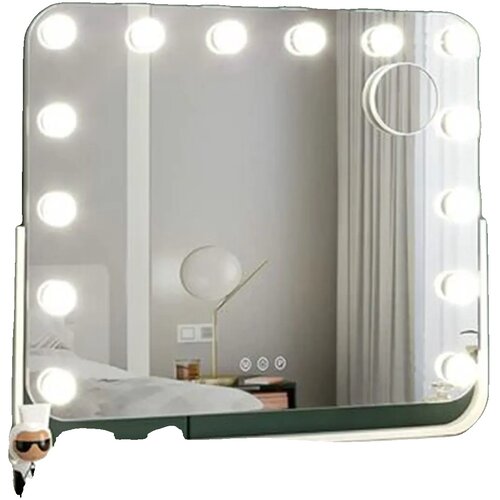 SupplySwap Ogledalo za ličenje, 14 LED luči, 10x povečavo, 360° rotacija, (5000202178) Cene