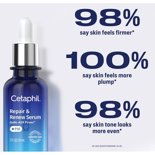 Cetaphil Repair &amp;amp; Renew Serum noćni serum za lice za obnavljanje kožne barijere 30 ml Slike