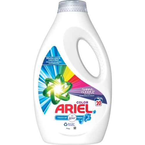Ariel tečni deterdžent za pranje veša touch of lenor color 1l,20 pranja Cene