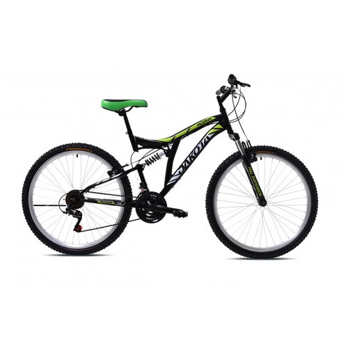  Sportski bicikl MTB Dakota 26" 21HT Crno zeleno Cene