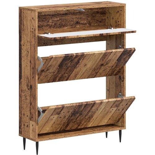  Ormar za cipele ZWOLLE 78 x 24 x 103 cm Konstruirano drvo Slike