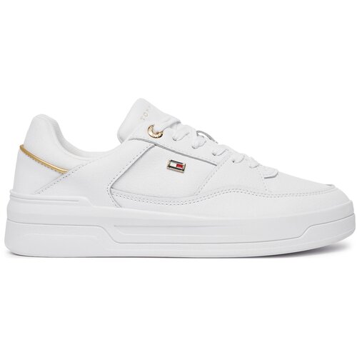 Tommy Hilfiger ženske tenisice sa zlatnim detaljima bijela Cijene