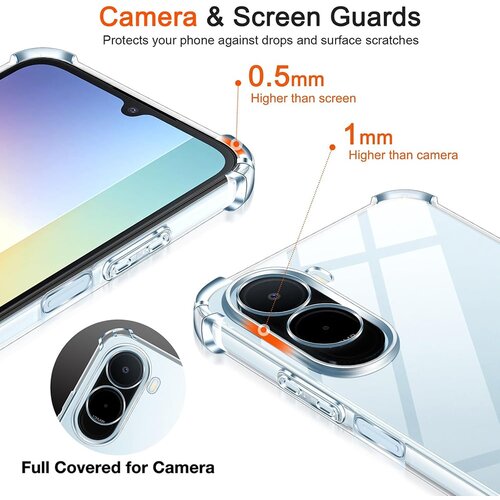 Techsuit Shockproof Clear Silicone prozirna maskica otporna na udarce za Xiaomi Redmi A7 Pro 4G Slike